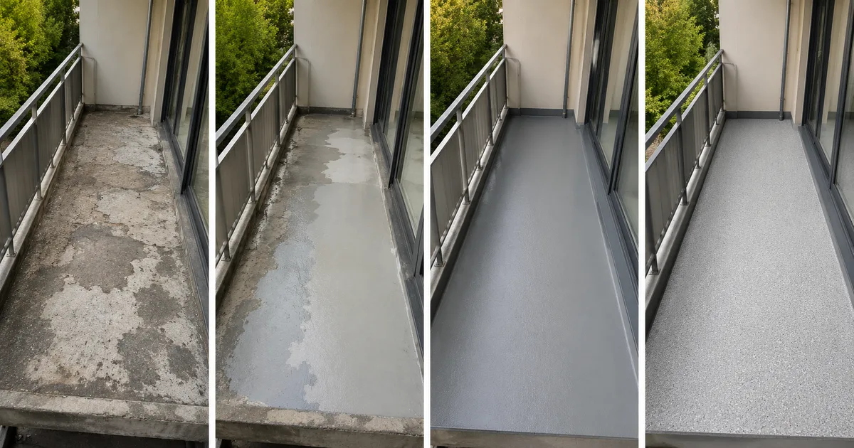 Balkonrenovatie in 6 stappen